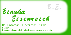 bianka eisenreich business card